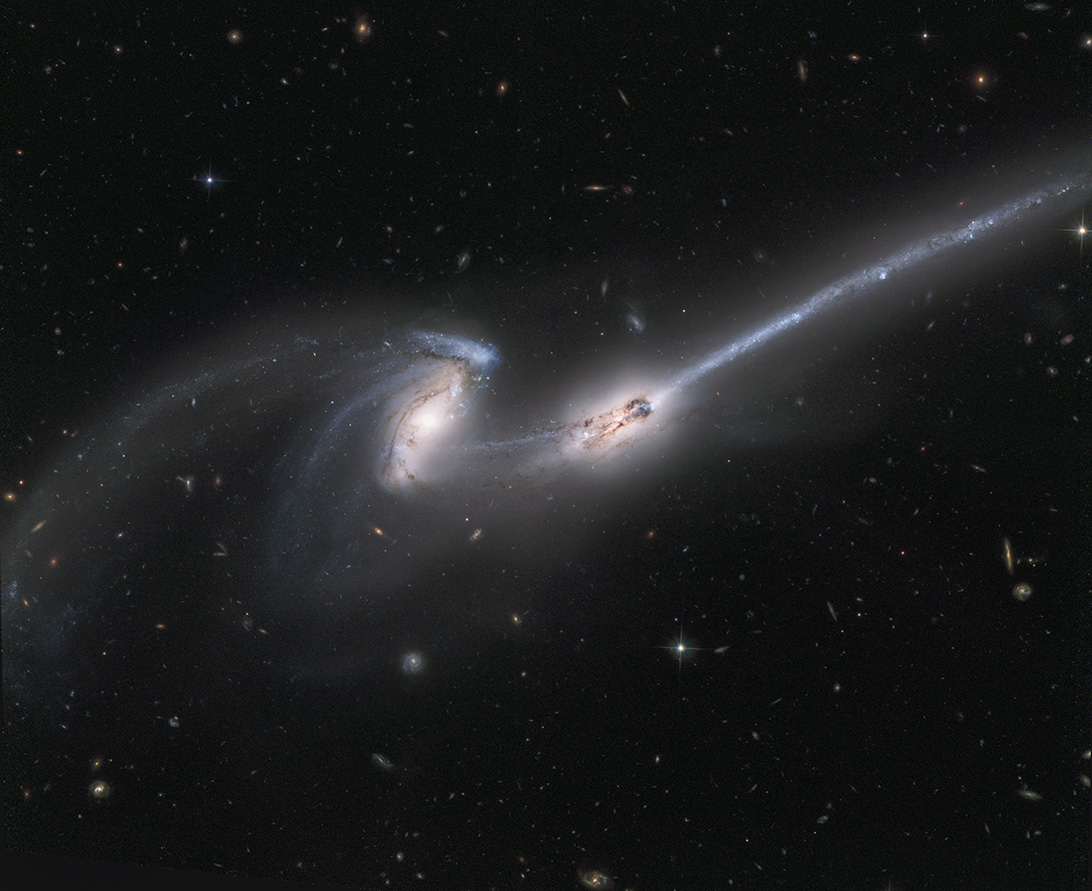NGC 4676 - The Mice Galaxies - Hubble Legacy Archive