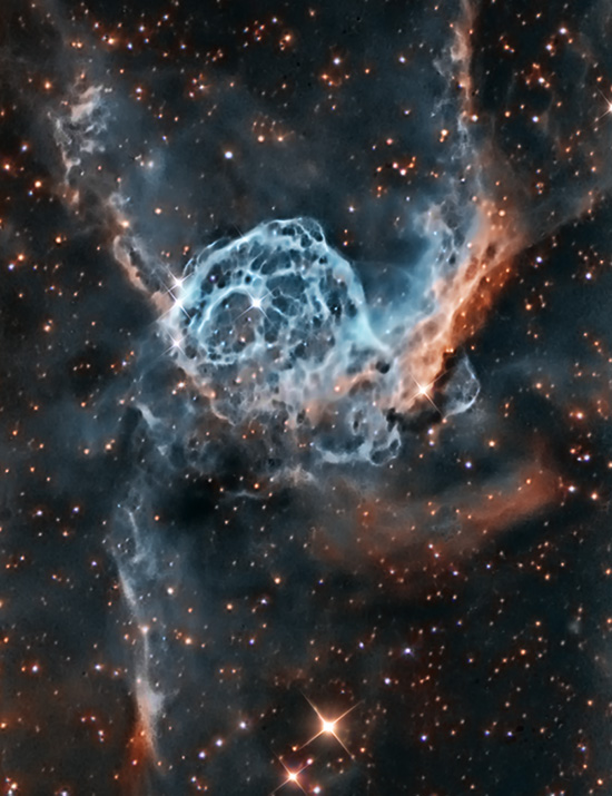 NGC 2359 - Thor's Helmet - Narrowband